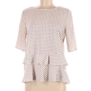 Ann Taylor Daisy Peplum Ruffle Top
